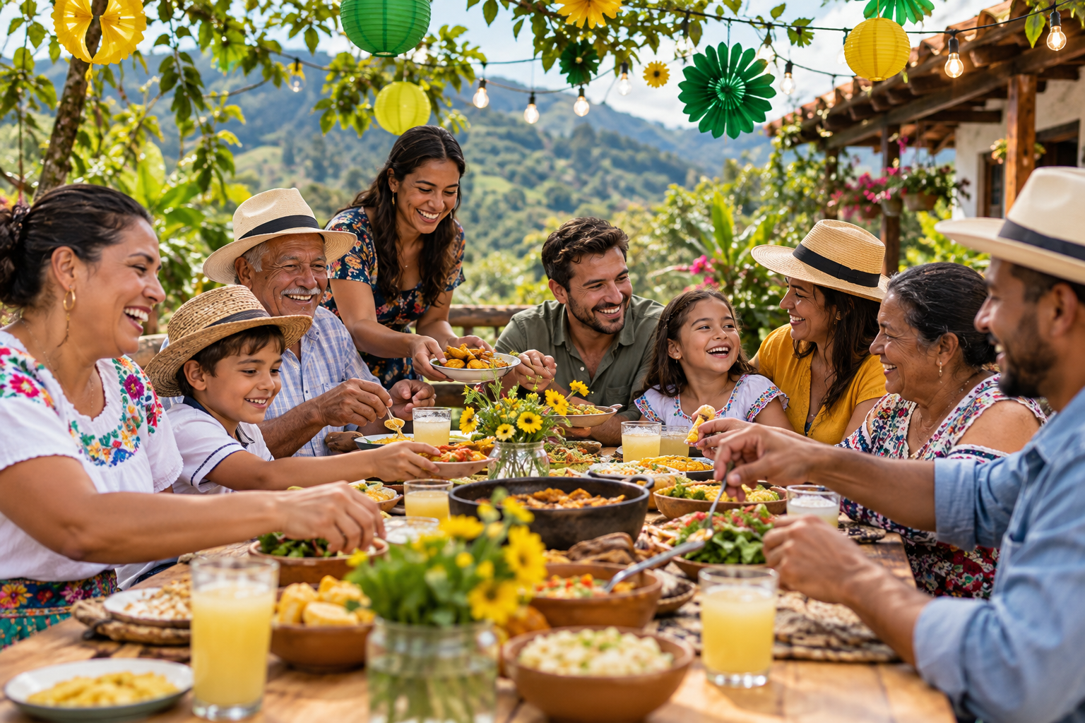 Imagen ilustrativa de una celebración en familia