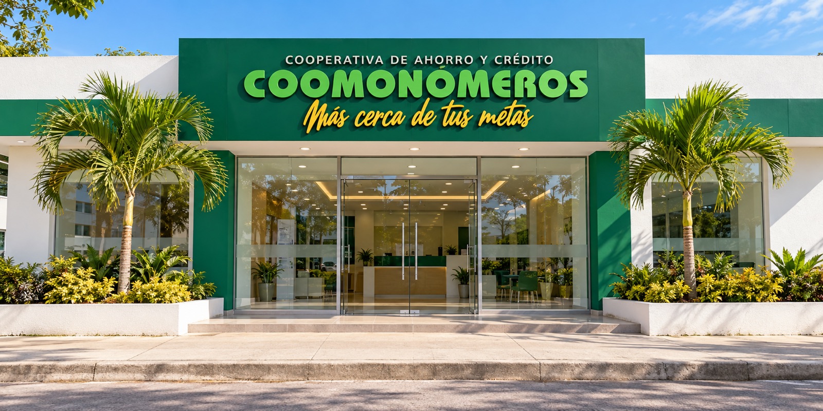 Imagen de referencia de una sede ficticia de Coomonómeros